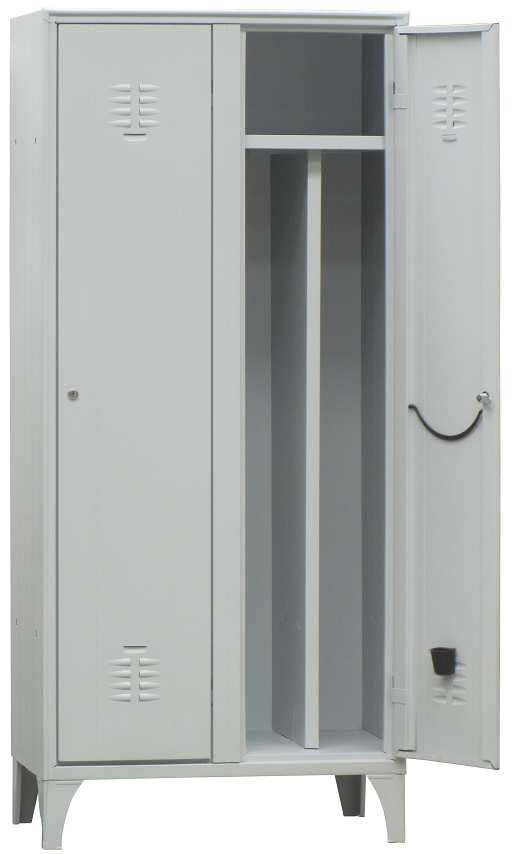 Armadio sporco/pulito tetto piano 2 posti