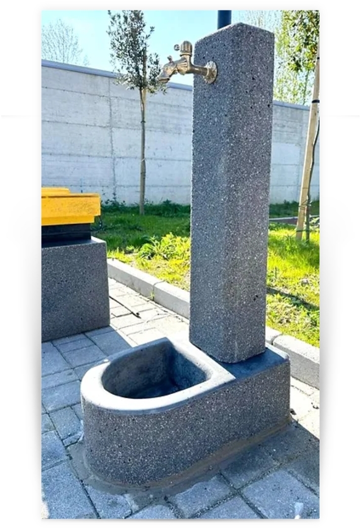 Fontana in Cemento