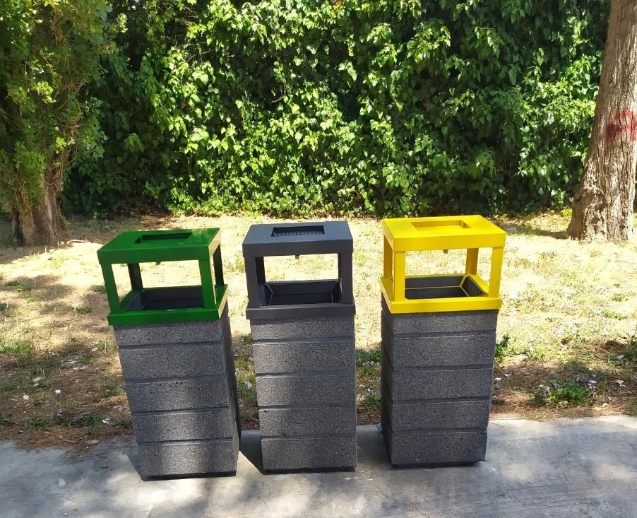 Cestino Quadrato Scanalato